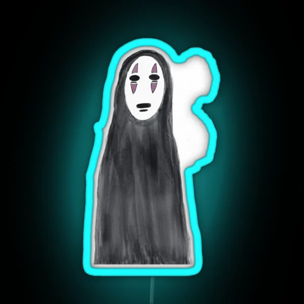 No Face RGB Neon Sign