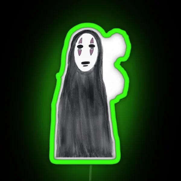 No Face RGB Neon Sign