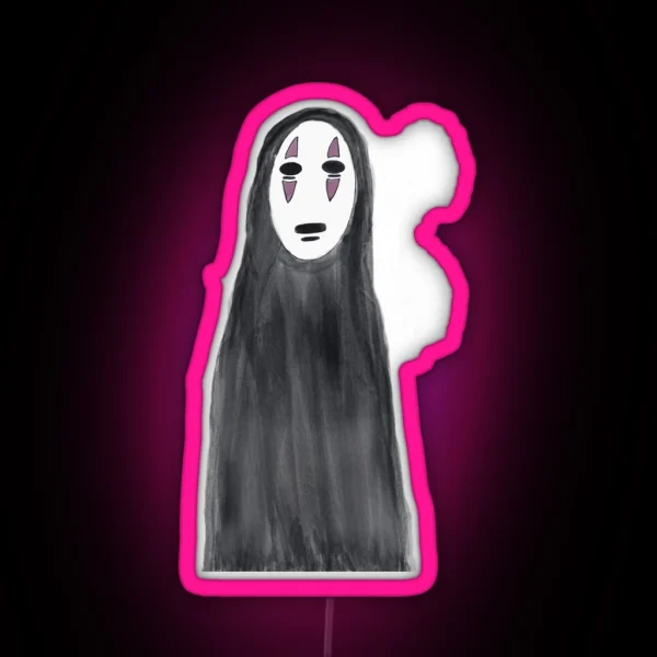 No Face RGB Neon Sign