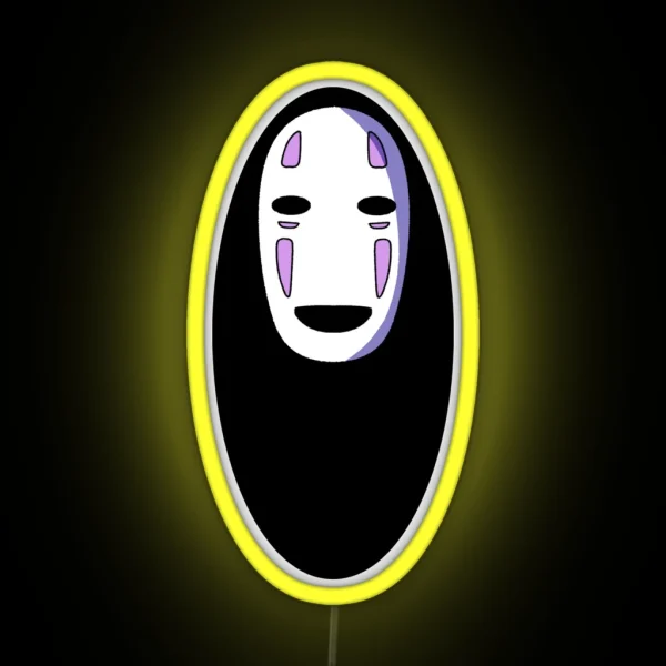 No Face RGB Neon Sign