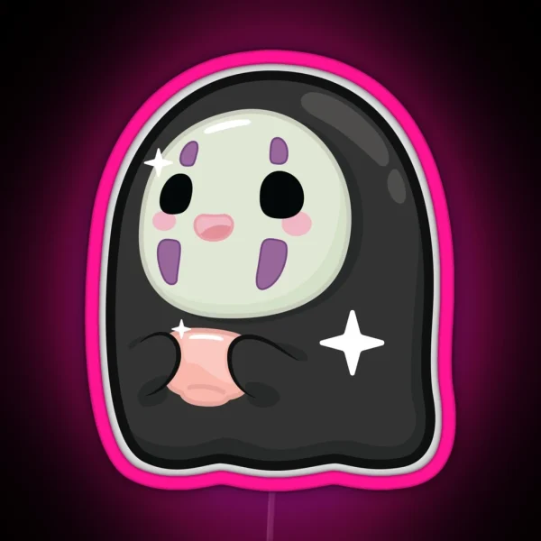 No Face Tea Break RGB Neon Sign