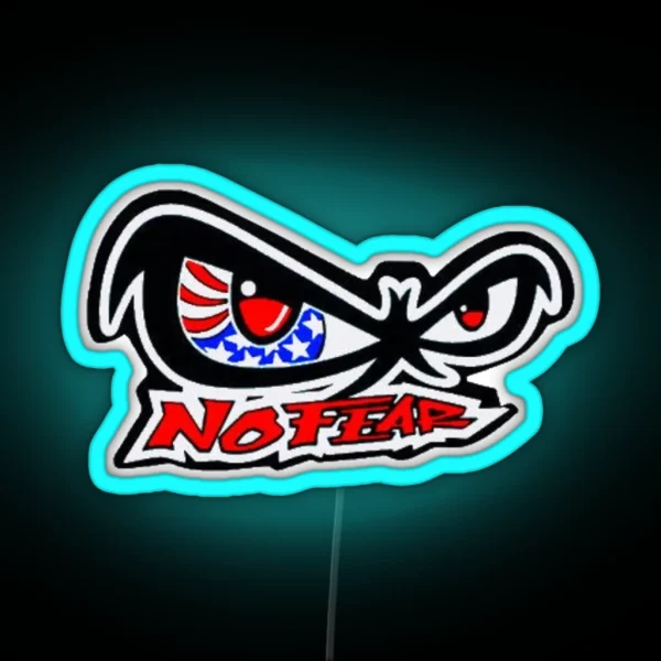 No Fear Inspired RGB Neon Sign