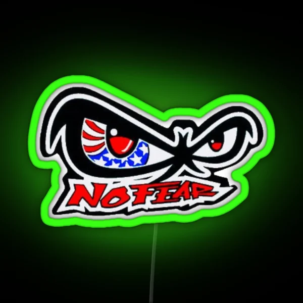 No Fear Inspired RGB Neon Sign