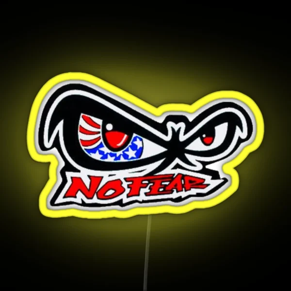 No Fear Inspired RGB Neon Sign