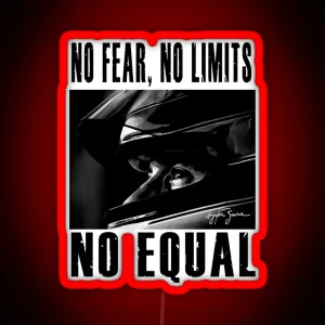 No Fear No Limits No Equal RGB Neon Sign