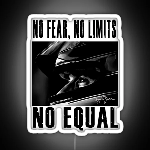 No Fear No Limits No Equal RGB Neon Sign