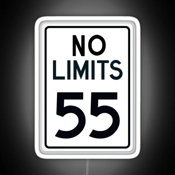No Limits 55 RGB Neon Sign