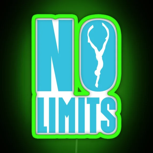 No Limits Freedive One Breath Freediving Gift RGB Neon Sign