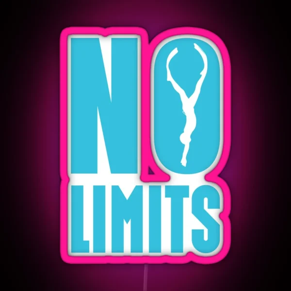 No Limits Freedive One Breath Freediving Gift RGB Neon Sign