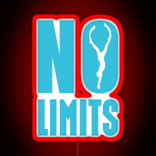 No Limits Freedive One Breath Freediving Gift RGB Neon Sign