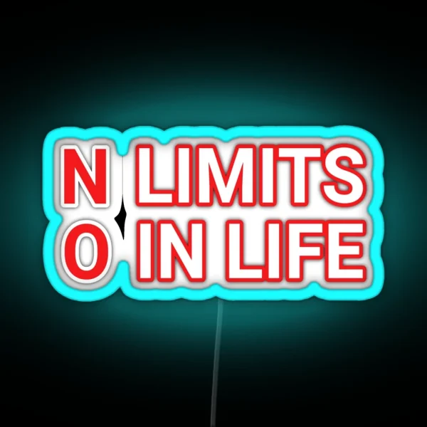 No Limits In Life RGB Neon Sign