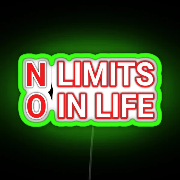 No Limits In Life RGB Neon Sign