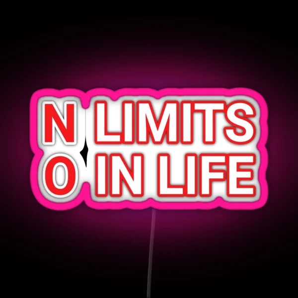 No Limits In Life RGB Neon Sign