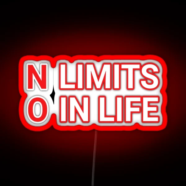 No Limits In Life RGB Neon Sign