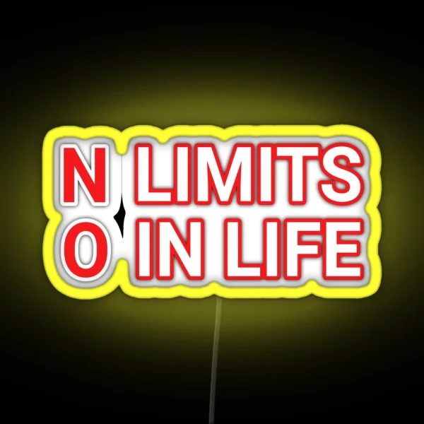 No Limits In Life RGB Neon Sign
