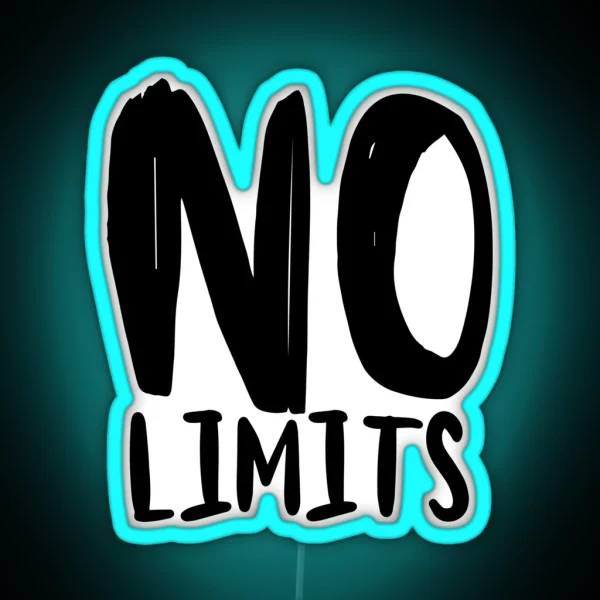 No Limits No Limits Led No Limits Led RGB Neon Sign