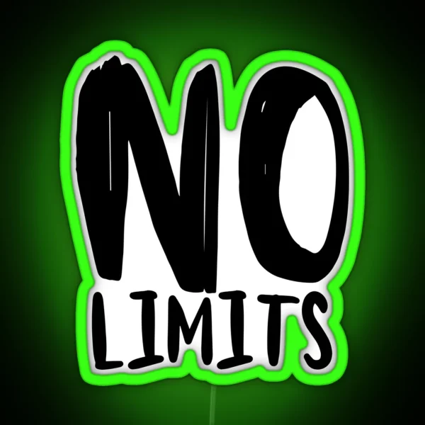 No Limits No Limits Led No Limits Led RGB Neon Sign