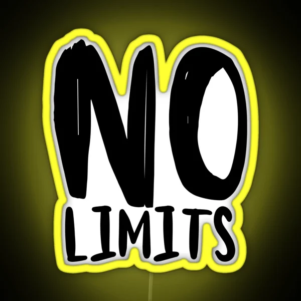 No Limits No Limits Led No Limits Led RGB Neon Sign