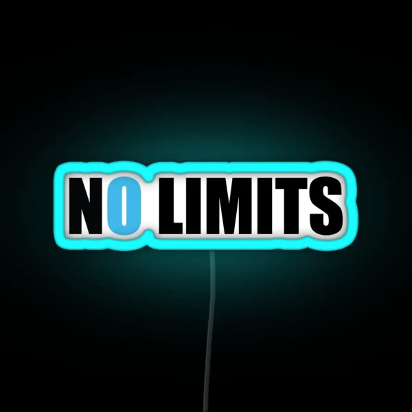 No Limits RGB Neon Sign