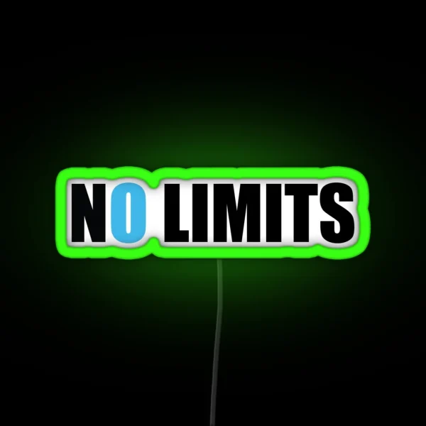 No Limits RGB Neon Sign