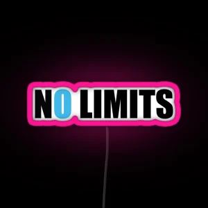 No Limits RGB Neon Sign