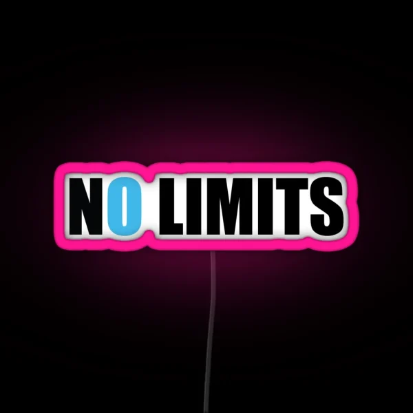 No Limits RGB Neon Sign