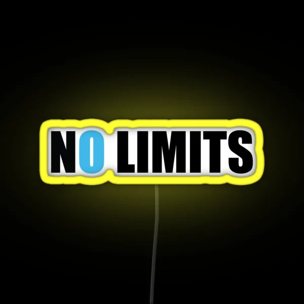 No Limits RGB Neon Sign