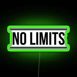 NO LIMITS RGB Neon Sign