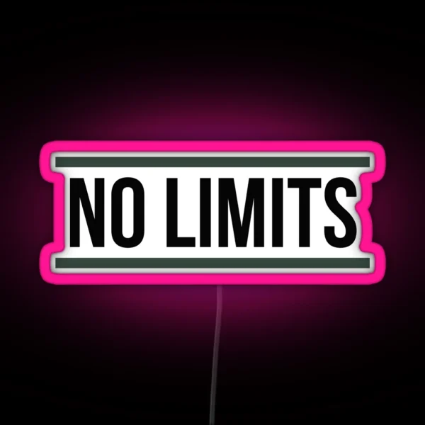 NO LIMITS RGB Neon Sign