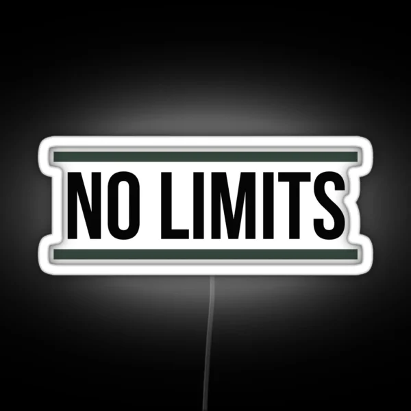 NO LIMITS RGB Neon Sign