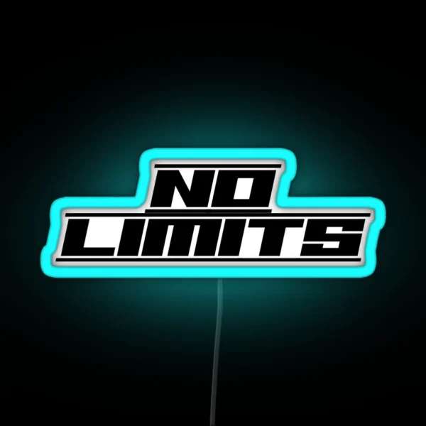No Limits RGB Neon Sign