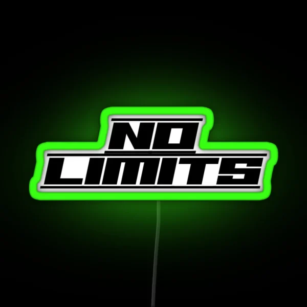 No Limits RGB Neon Sign