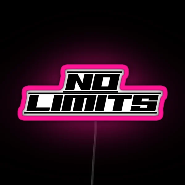 No Limits RGB Neon Sign