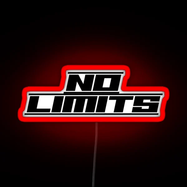 No Limits RGB Neon Sign