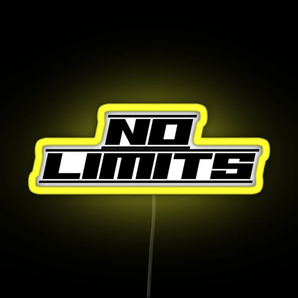 No Limits RGB Neon Sign