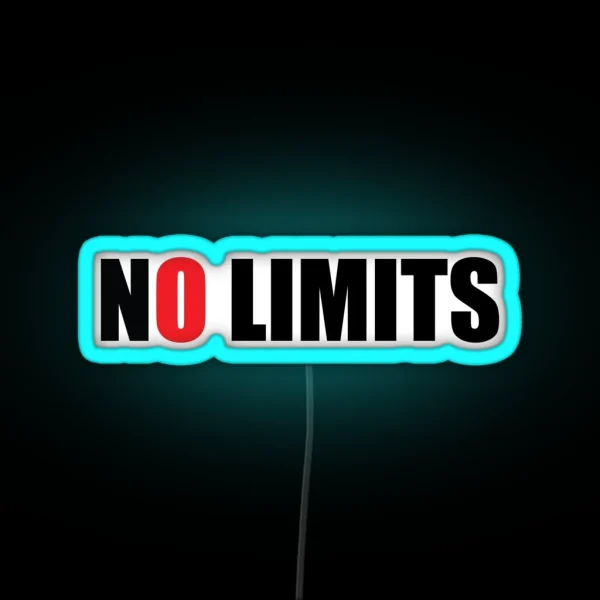No Limits RGB Neon Sign