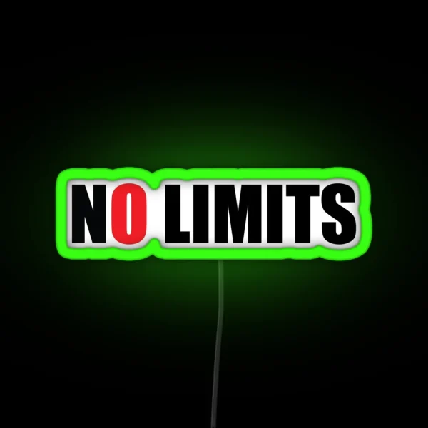 No Limits RGB Neon Sign