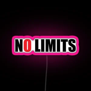 No Limits RGB Neon Sign