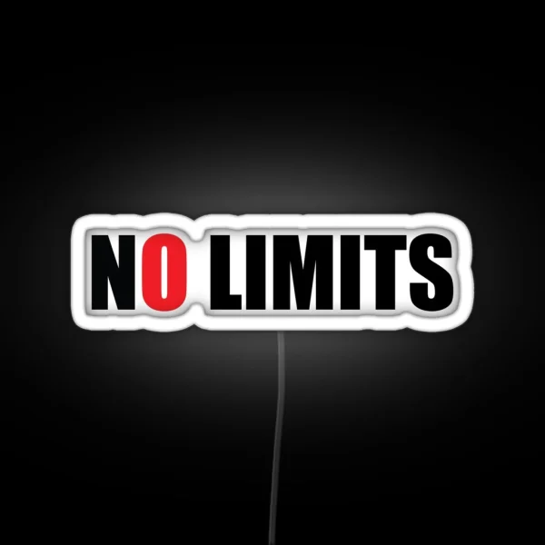 No Limits RGB Neon Sign