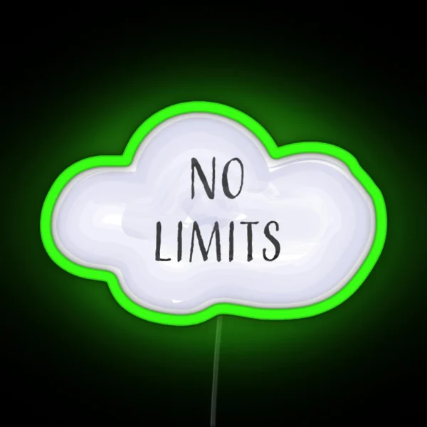 No Limits RGB Neon Sign