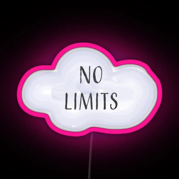 No Limits RGB Neon Sign