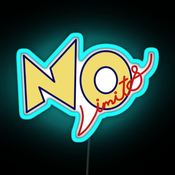 No Limits RGB Neon Sign
