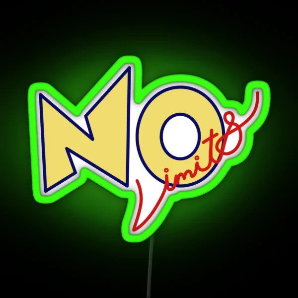 No Limits RGB Neon Sign