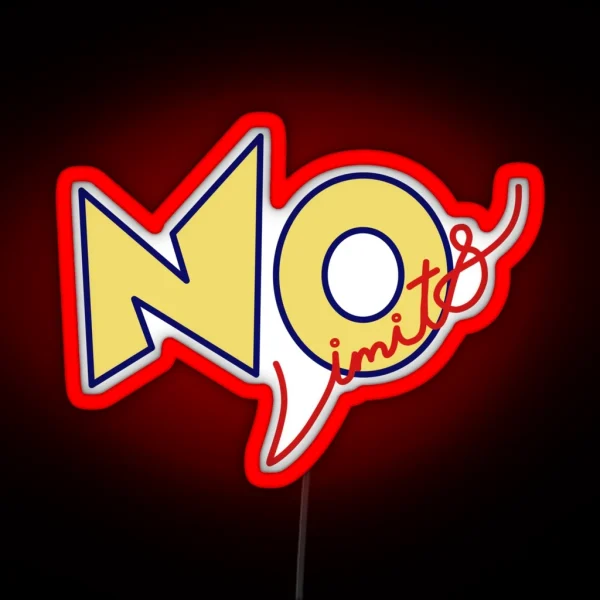No Limits RGB Neon Sign