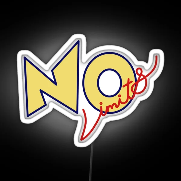 No Limits RGB Neon Sign