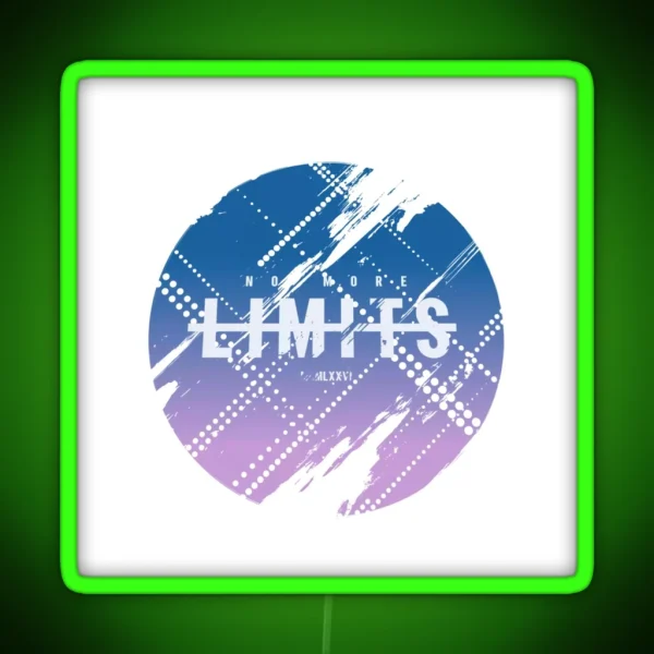 No Limits RGB Neon Sign