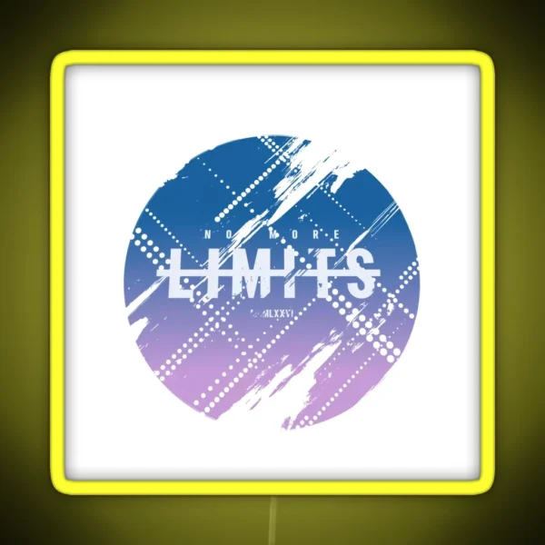 No Limits RGB Neon Sign