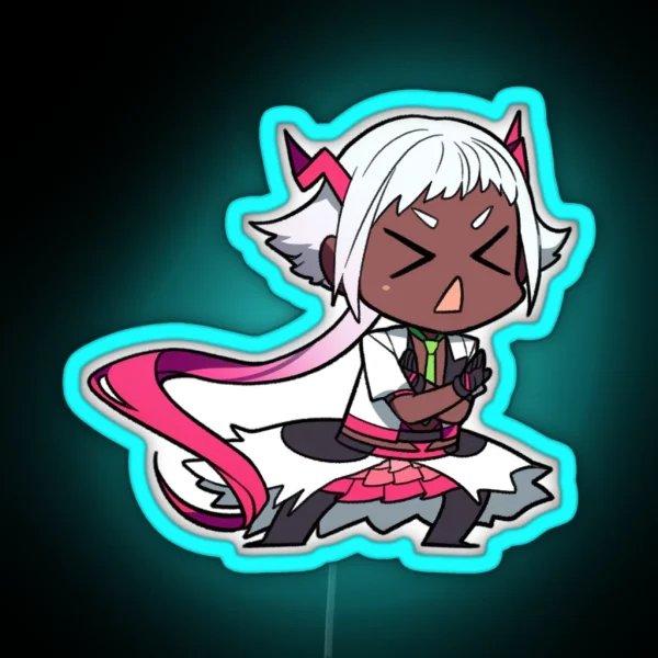 No No Akaza RGB Neon Sign