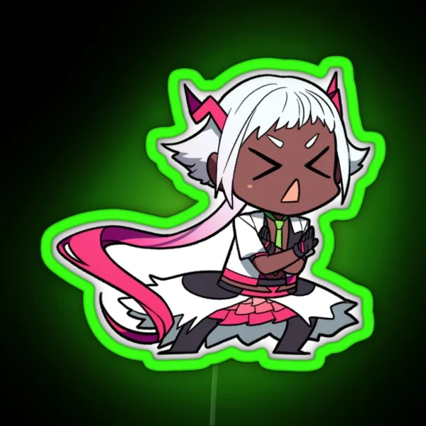 No No Akaza RGB Neon Sign