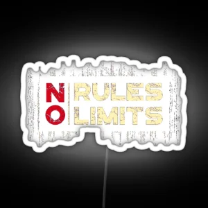 No Rules No Limits RGB Neon Sign